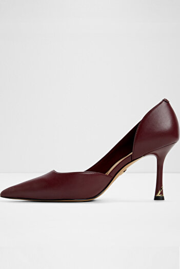 Aldo LIVIANNA - Kadın Bordo İnce Topuklu Slip-On Ayakkabı
