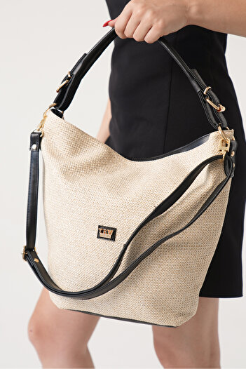Solo Bag Women's Straw Daily Stylish Handle Cross Shoulder Bag