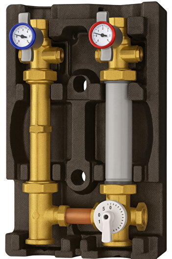 GIACOMINI R586RY112 ball mixing valve pump group, constant temperature, efficiency, 400 sq m