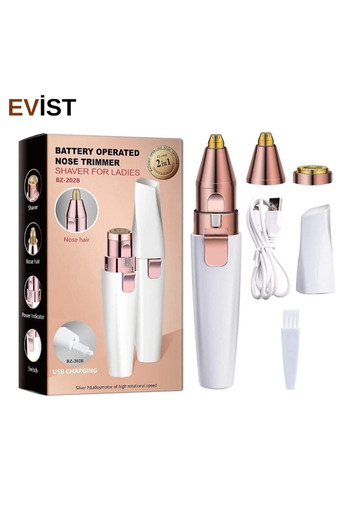 EVİST Yüz Kaş Epilatör Kıl Kaş Bıyık Tüy Alma Aleti Epilasyon Traş Makinesi