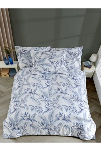 Mulberry Cotton Double Duvet Cover Set - Soft Textured 200X220 cm (King Size Sheet)
