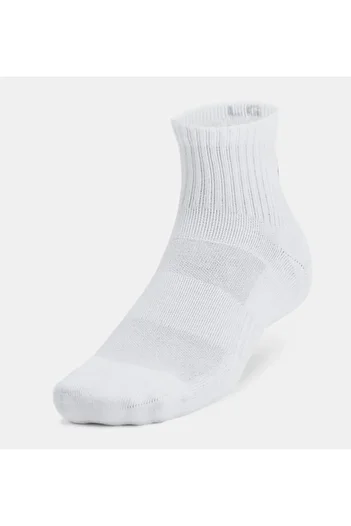 Under Armour Unisex Ua Tc 3 Pack Qtr Socks 1386372-100