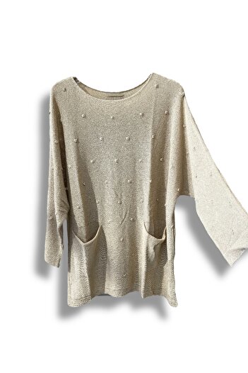 SUMEF Mercerized Knitwear Γυναικείο Oversize Τουνίκ - Μέγεθος 38-52 Ταιριάζει στάνταρ μέγεθος
