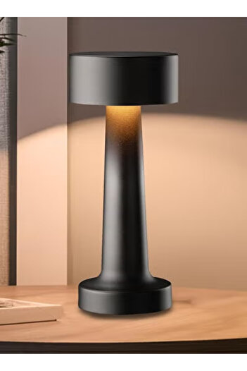 Taimi Dimmable Wireless Touch LED Lights, Portable Rechargeable LED Desk Lamp, Black