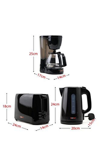 Koolen 3-in-1 Breakfast Set - Black