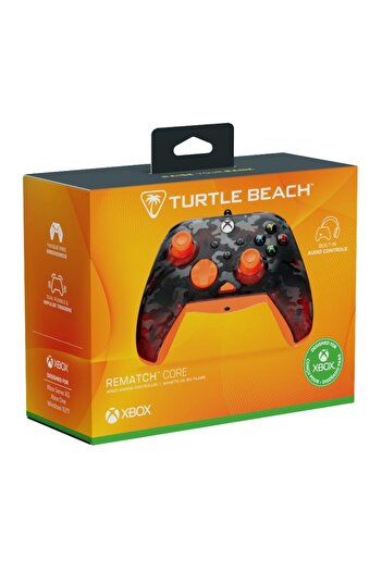 Turtle Beach Rematch Core Ghost Black Camo/Orange Wired Controller