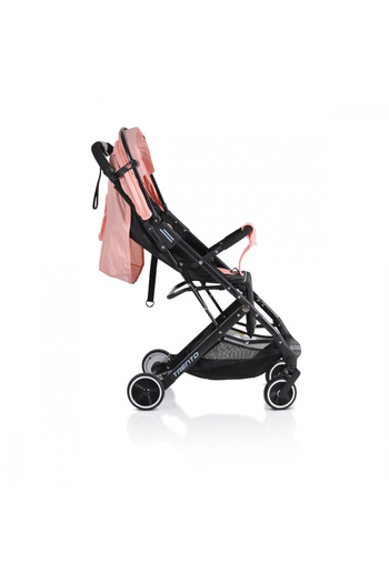Moni Sports stroller with compact folding and troller handle Trento Pink
