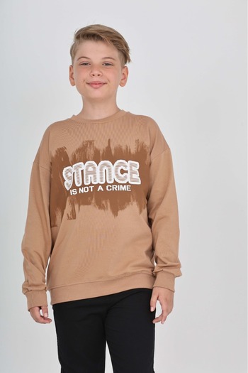 Toontoy Boy's Stance Printed Sweatshirt