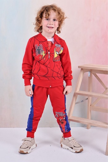 öykümgaleria Boy's Seasonal 3-Piece Cardigan Bottom Top Set