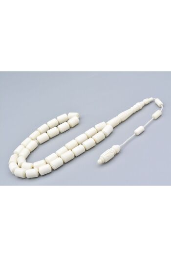 Murty99 Master's Work Imame Carved Capsule Cut Large Size Camel Bone Prayer Beads