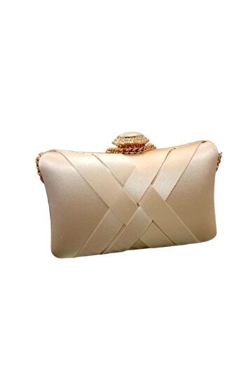 Famels Women's Striped Special Model Evening Dress Clutch Portfolio Hand Night Wedding Engagement Evening Dress Bag New Case