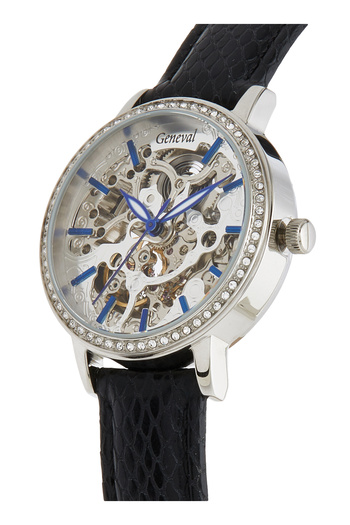 GENEVAL Women's Leather Analog Watch GLAS1712WWB