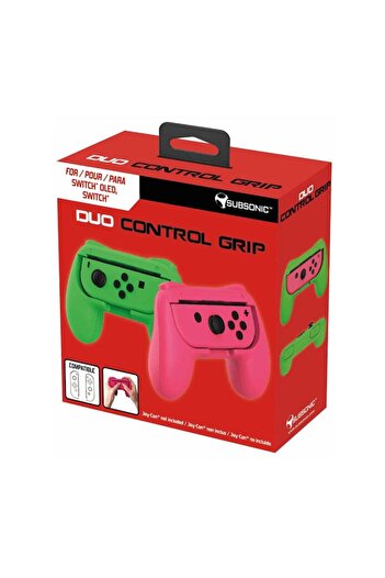 Subsonic Duo Grip Colorz Pink & Green (Lite/OLED)