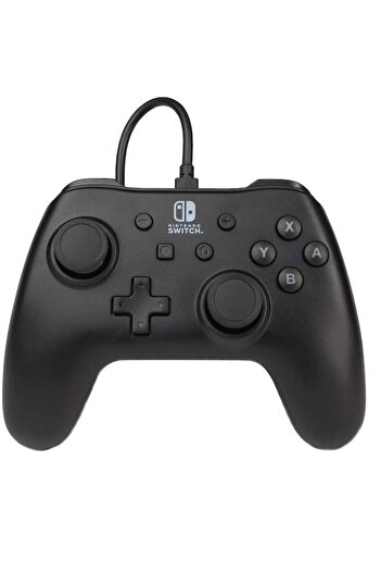 Powera Controller cu fir, PowerA, Pentru Nintendo Switch, Negru