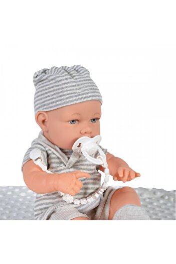Moni Baby 41cm with Baby Grey blanket