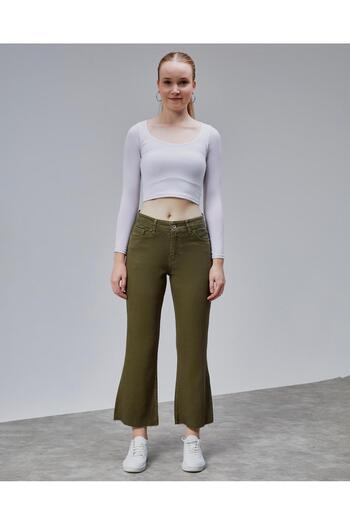 Butik Cut-Limed Lycra Jean Pants
