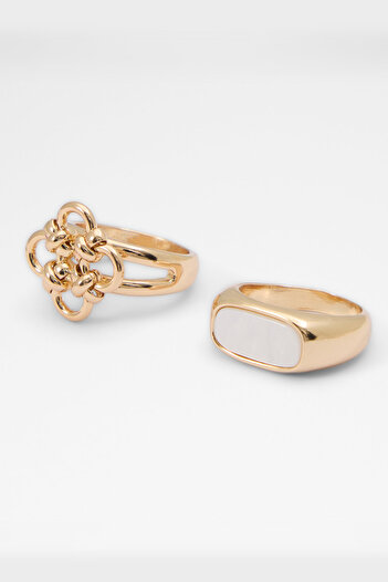Aldo Reemi - Women's Gold Ring Set