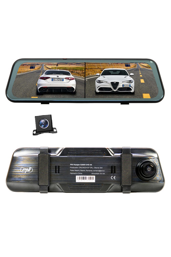 PNI Voyager S2800 UHD 4K 170° car DVR camera built into the rearview mirror, 9.66 inch
