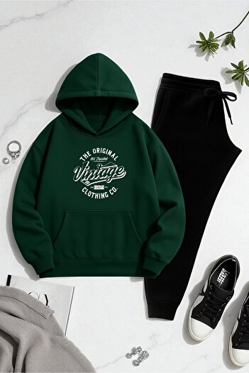 uyguntarz Unisex Vintage Tracksuit Set
