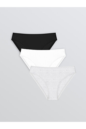 LC Waikiki Chiloți bikini uni pachet de 3