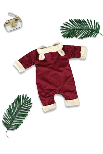 Nehad Bebe Baby Girl Welsoft Jumpsuit with Teddy Bear Accessory