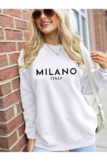 uyguntarz Milano Printed Oversize Sweatshirt