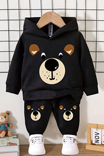 ADABEBEK Premium Puppy Printed Bottom Top Baby Set 24314