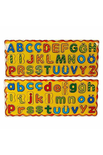 Gülce Design Girl's Toy 6305 Sun-Tob-Woo-Tahta Bultak Harfler Kçk Byk 2A Boy's Toy Educational Toy