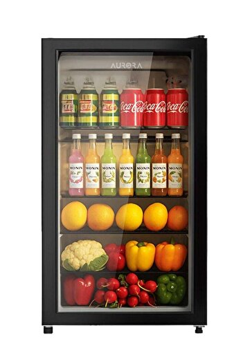 Aurora Display Cabinet, 90 Liters, Black, AR-105SCK