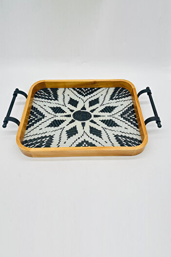 Generic Elegant wooden serving tray