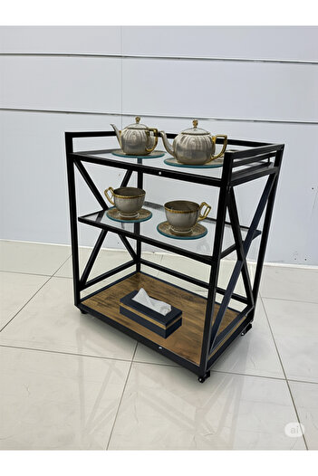 private house 3-Tier Tea and Coffee Trolley
