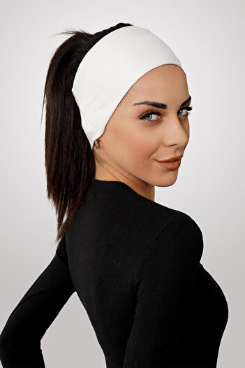 Şalcenneti.com Silicone Non-Slip Bonnet & Bandana – Sports and Daily Use/Standard Size