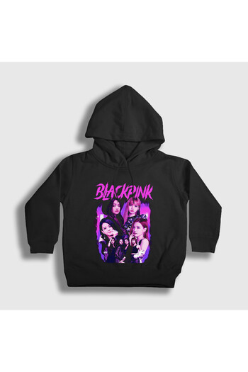 Presmono Unisex Kids Black Lisa Jennie Rose Jisoo Blackpink Hooded Sweatshirt 571801Tt