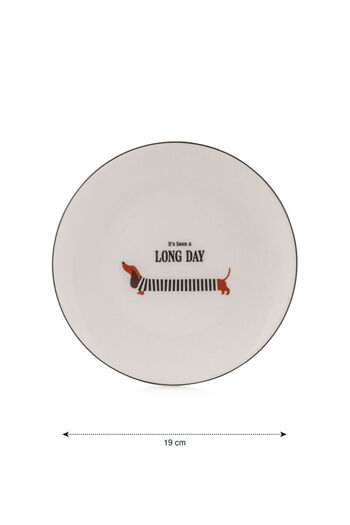 LC Waikiki Sparkling Selections from Shining Store |   Printed Ceramic Cake Plate 19 cm