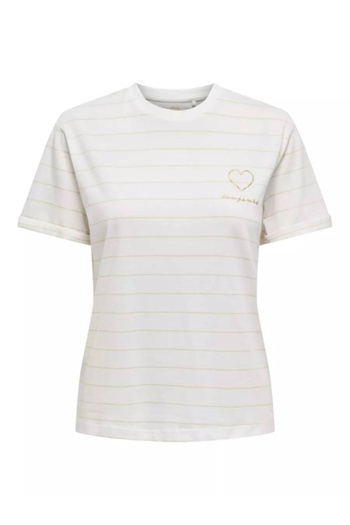 ONLY Γυναικείο μπλουζάκι Onlvanessa S/S Heart To Box Jrs 15346763