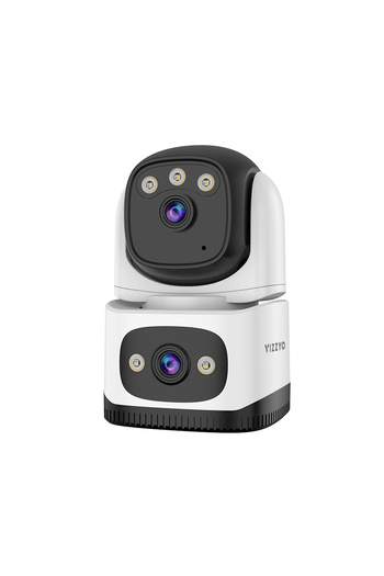 vizzyo Camera WiFi Dual Home Defender, 8 MP, Panoramic Coverage 360°, Night Vision, Motion Detectio
