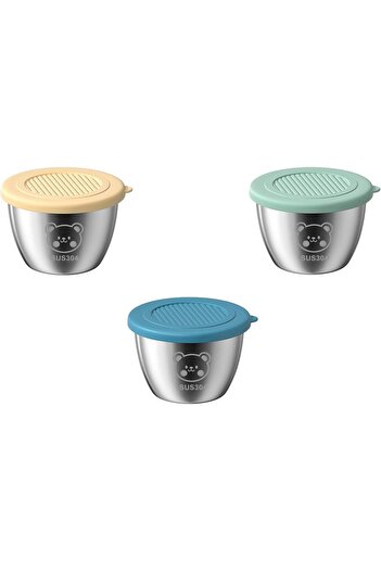 erorex 3 Packs Salad Dressing Container Go, Condiment Containers, Bento Box Accessories, Small Food Grade