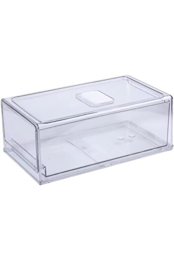erorex Kitchen Organizer Refrigerator Food Storage Stackable Fridge Box Pull Out Food Storage Container