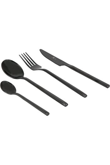 erorex Samarkand 16Pcs Cutlery Set Shiny Chrom Color