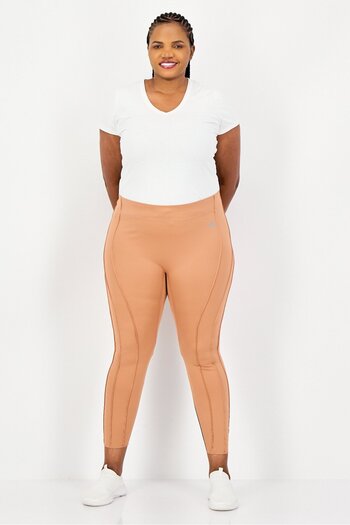 adidas Women Sportswear Fit Training Leggings, Brown