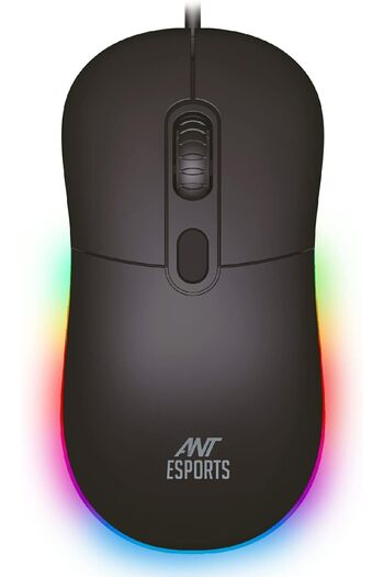 erorex Gm40 Rgb Wired Optical Gaming Mouse | Minimalist Design | 2400 Dpi Optical Sensor | Ergonomic