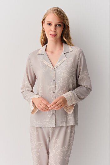 SUWEN Sayra Masculine Pajama Set