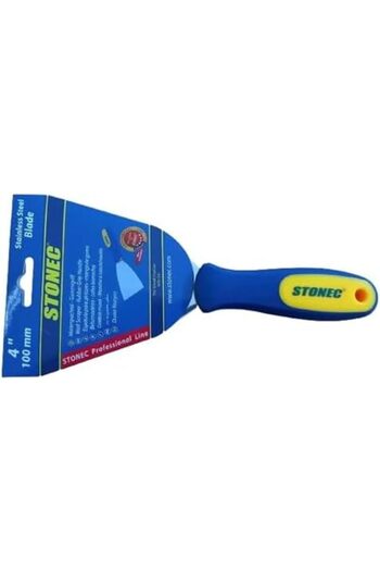STONEC Wall Scraper with Rubber Handle, 100mm - 4 Inch