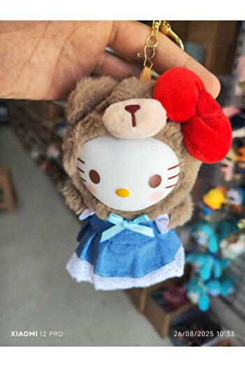 oyuncakçı savaş & europe shop Sanrio kawaiii Hello Kitty lüx büyük boy peluş oyuncak anahtarlık 17cm sevimli gün sevgili hediyesi