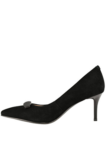 Epica Elegant shoes, women, EPICA, JI70005A black, suede, with heel 37