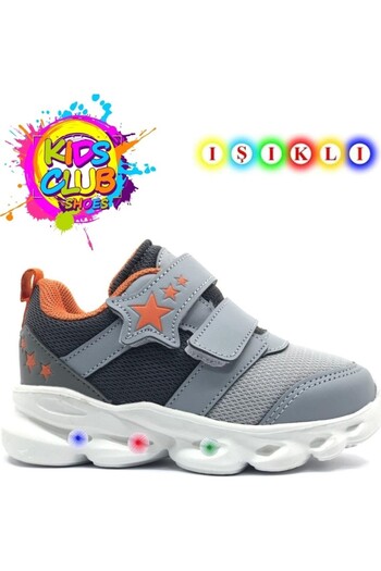 p papuccum ortopedi çocuk ayakkabıları Children's Lighted Anatomical Sole Anti-Slip Sports Shoes
