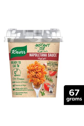 Knorr Instant Pasta Napoletana Sauce 67 gQuick and Tasty Meal with Rich Tomato and Herb Flavour