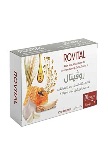 California Greens Rovital Royal Jelly Plus Omega 3 - 30 Capsules