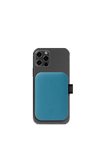 Lexon Soft Magabanklexon 3000mAh Power Bank 9cm x 6cm x 1.2cm Blue