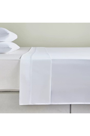 Home Centre Verona Egyptian Cotton Sateen 600 Thread Count Super King Flat Sheet - 260x270 cm